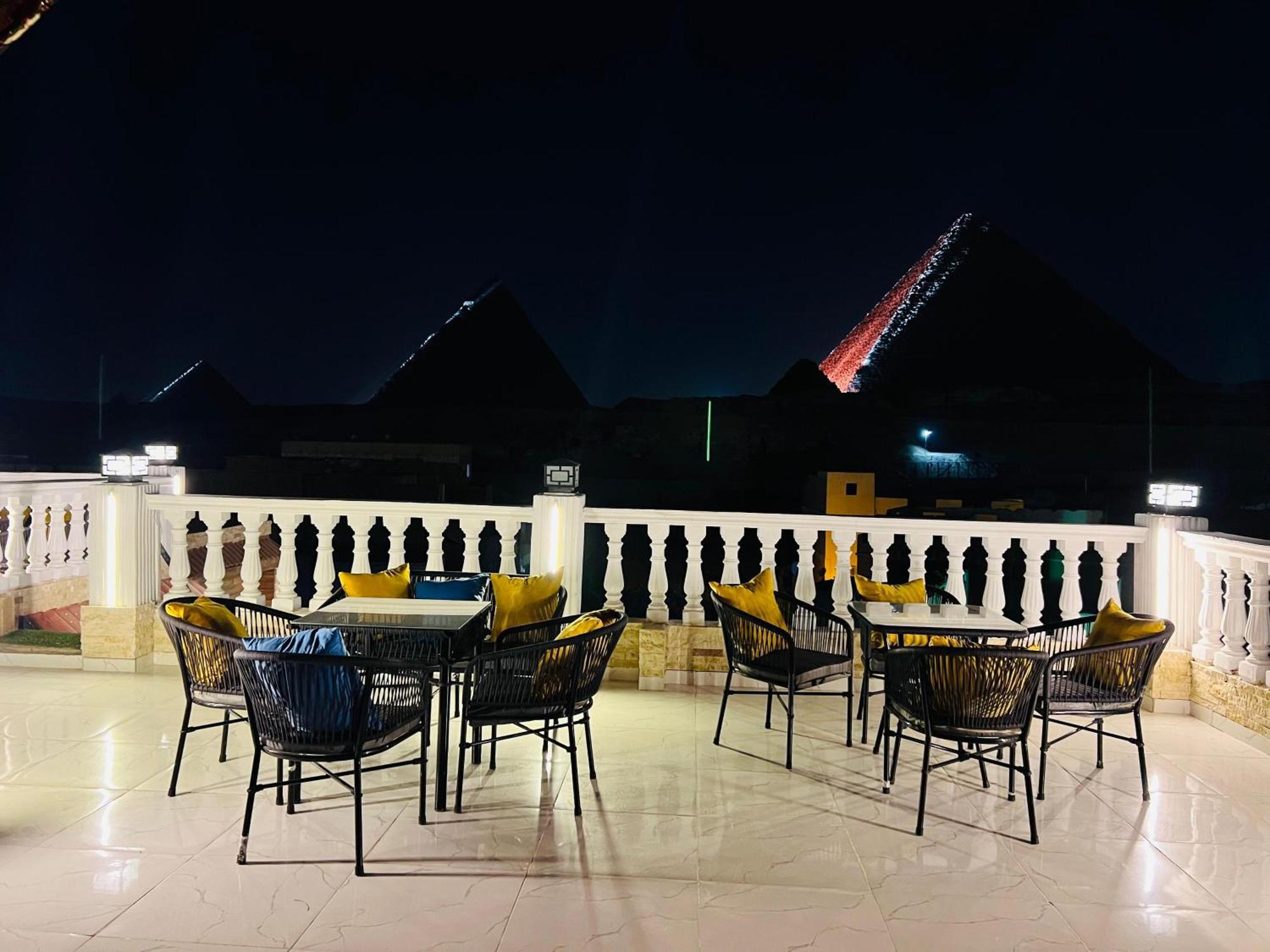 Отель New Scarab Pyramids View Kafrat al Jabal Экстерьер фото
