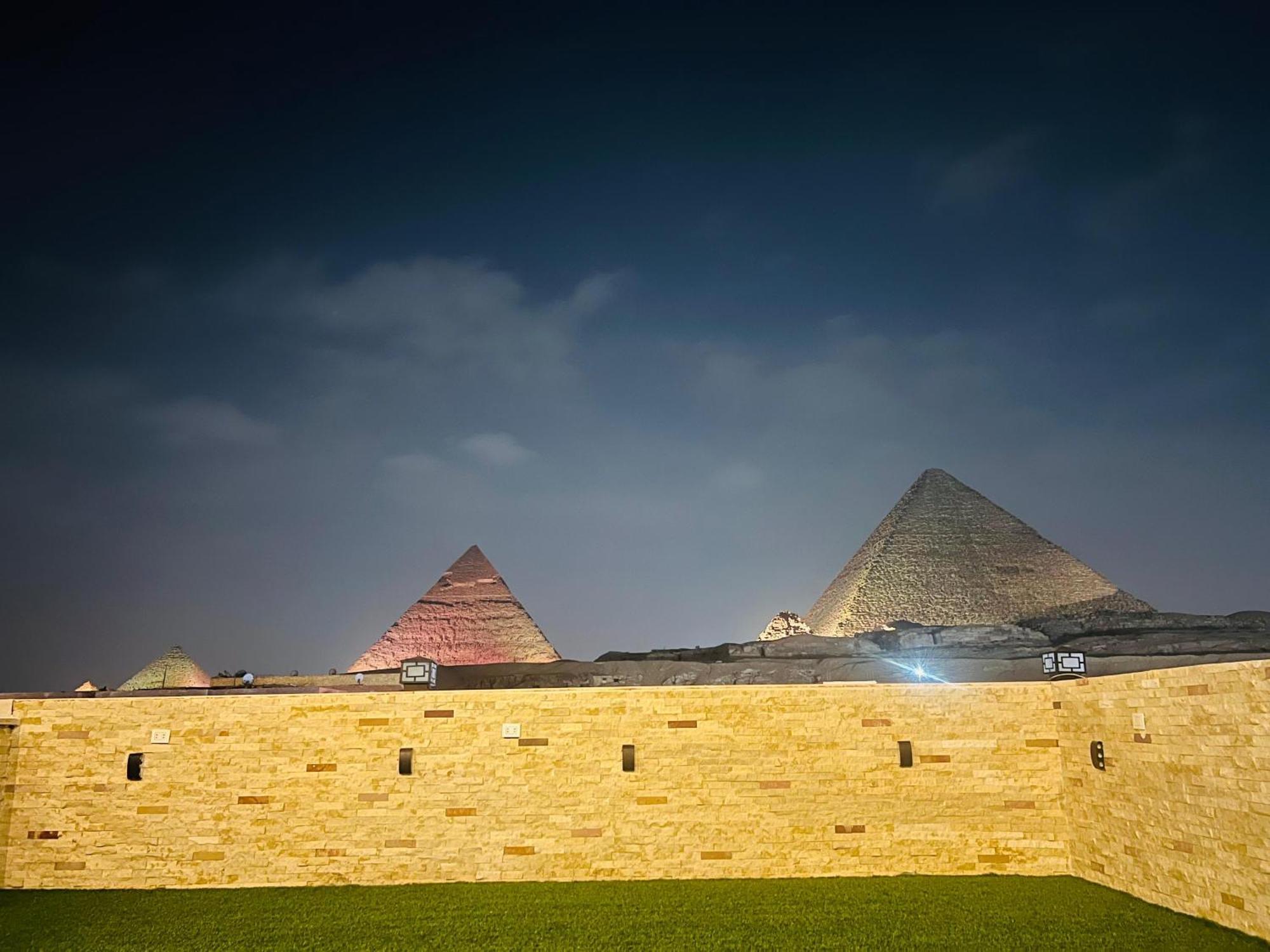 Отель New Scarab Pyramids View Kafrat al Jabal Экстерьер фото
