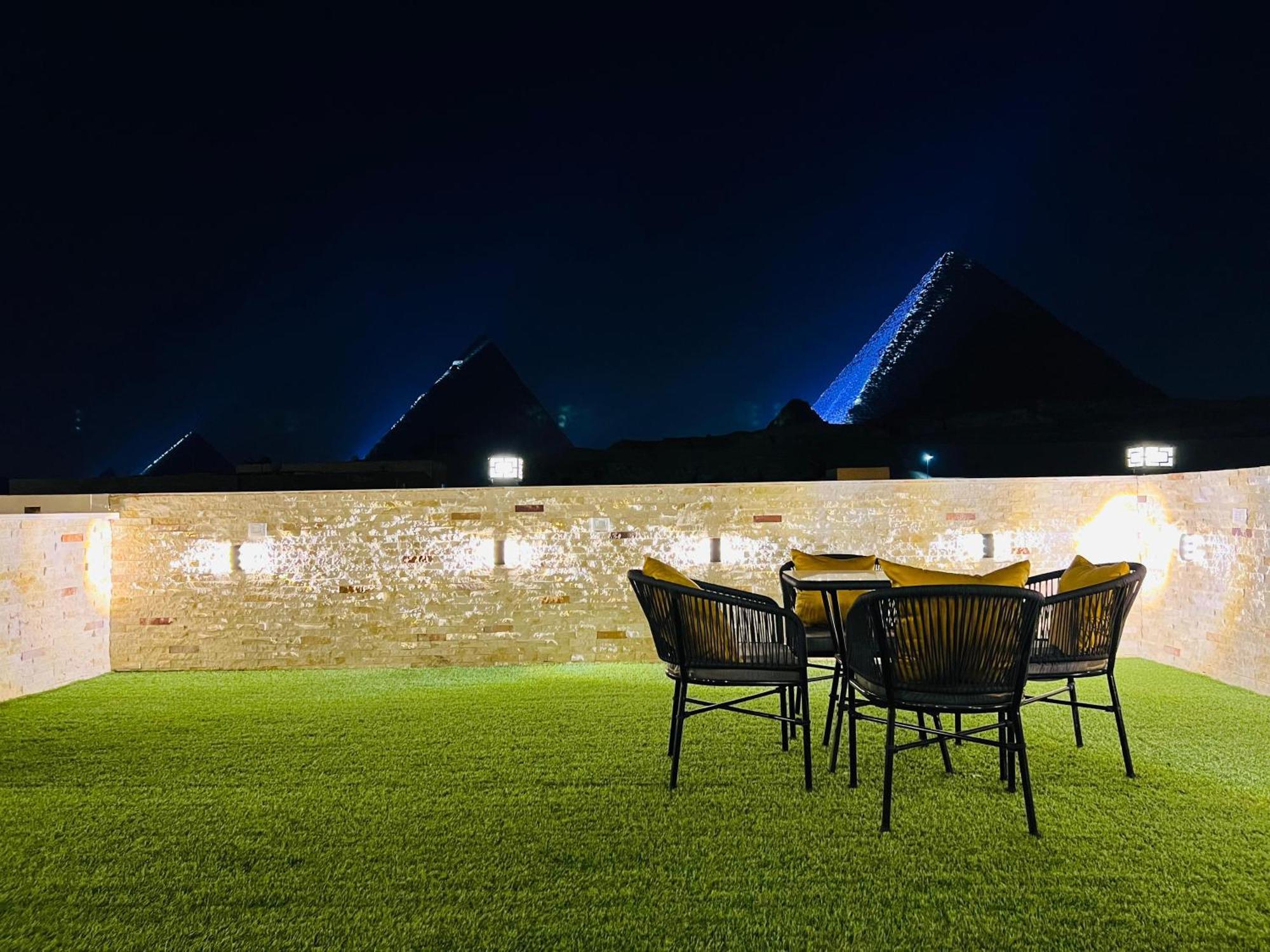 Отель New Scarab Pyramids View Kafrat al Jabal Экстерьер фото