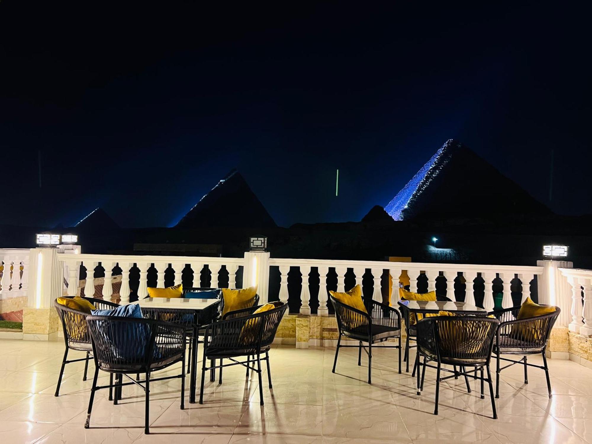 Отель New Scarab Pyramids View Kafrat al Jabal Экстерьер фото