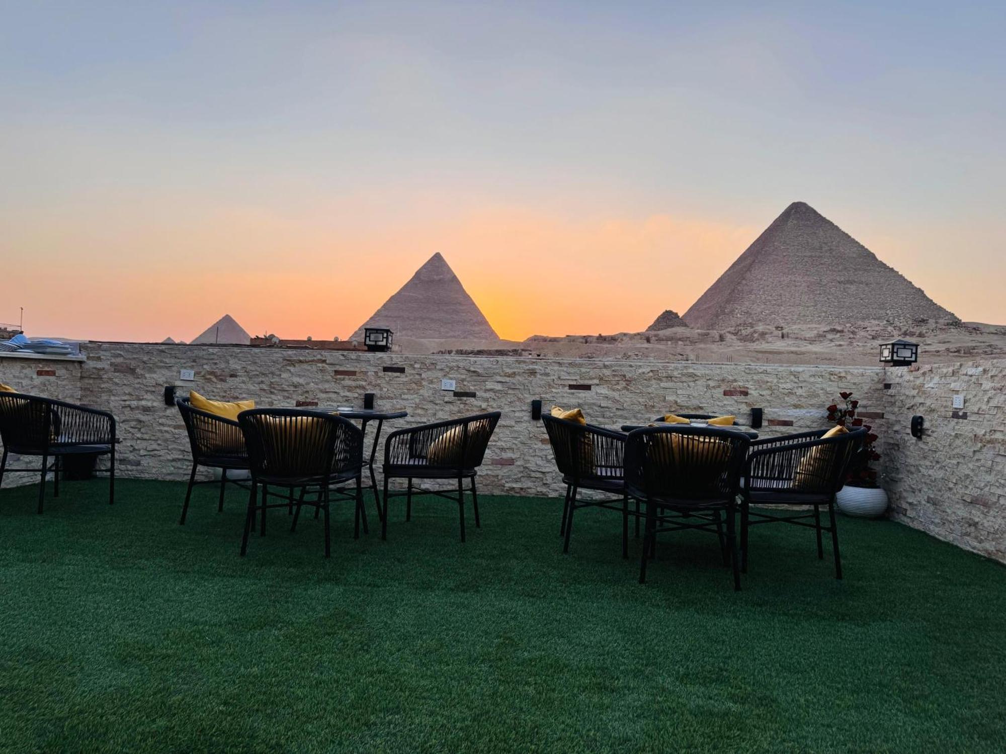Отель New Scarab Pyramids View Kafrat al Jabal Экстерьер фото